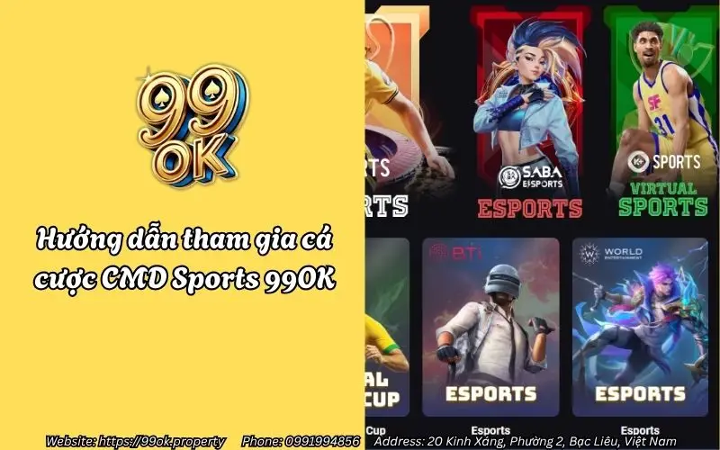 huong dan tham gia ca cuoc cmd sports 99ok