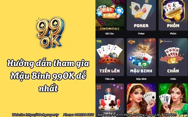 huong dan tham gia mau binh 99ok de nhat